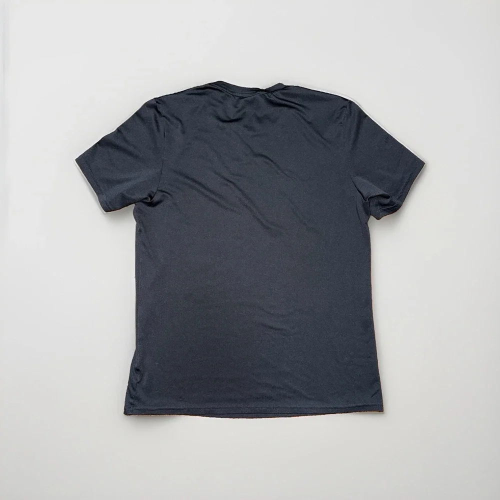 Gymshark Black Crew Neck Short Sleeve Stretch Logo Tee Athletic Fit L